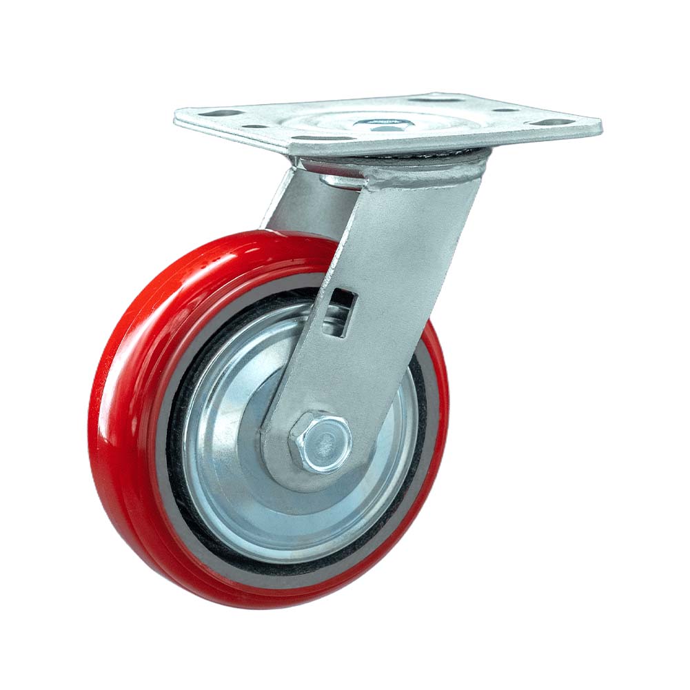  Medium Heavy-duty  Iron Core Polyurethane Tread Swivel  Caster(DS34 Series)
