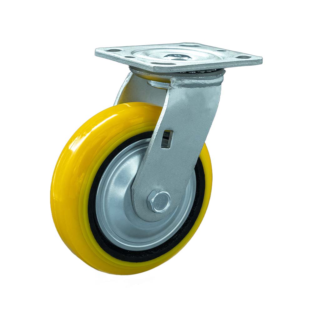 Heavy Duty Iron Core Heavy Polyurethane Tread  Swivel Caster(DS-41 Series)