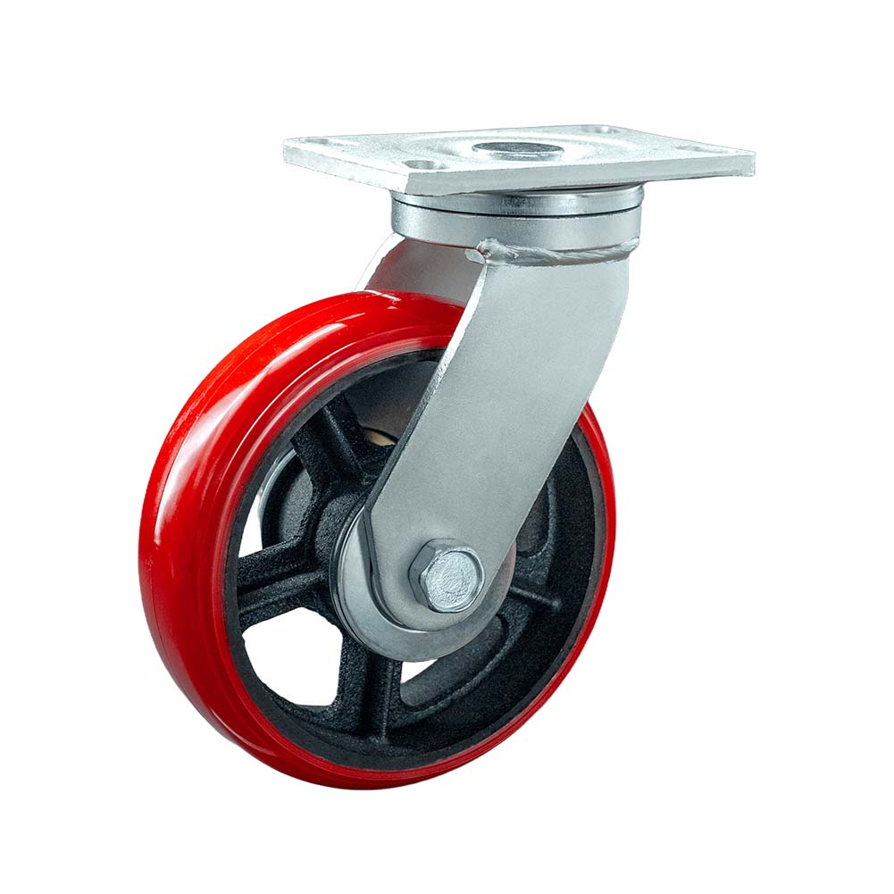 Heavy Duty Iron Core Polyurethane Tread Swivel Caster(DS-50 Series)