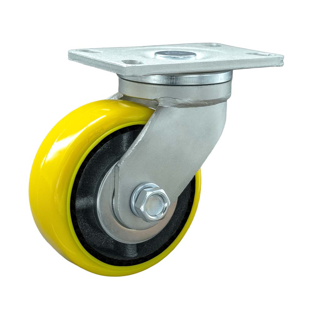 Heavy Duty Iron Core Heavy Polyurethane Tread Swivel Caster(DS-50 Series)