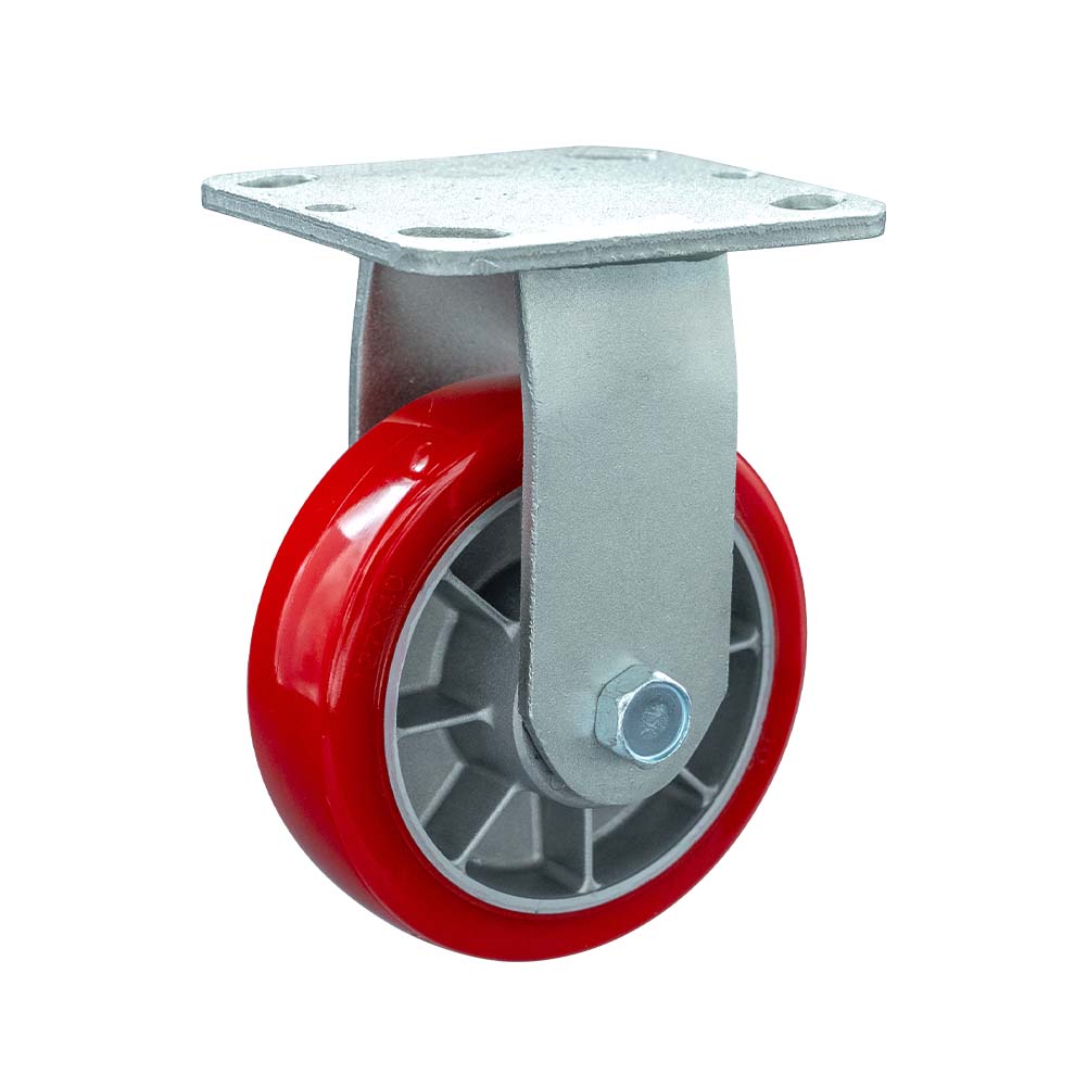 Heavy Duty Aluminum Core Polyurethane Tread Rigid Caster(DS-40 Series)